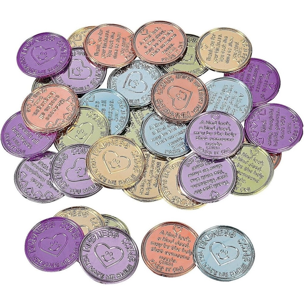 Oriental Trading Company Plastic Great Kindness Coins